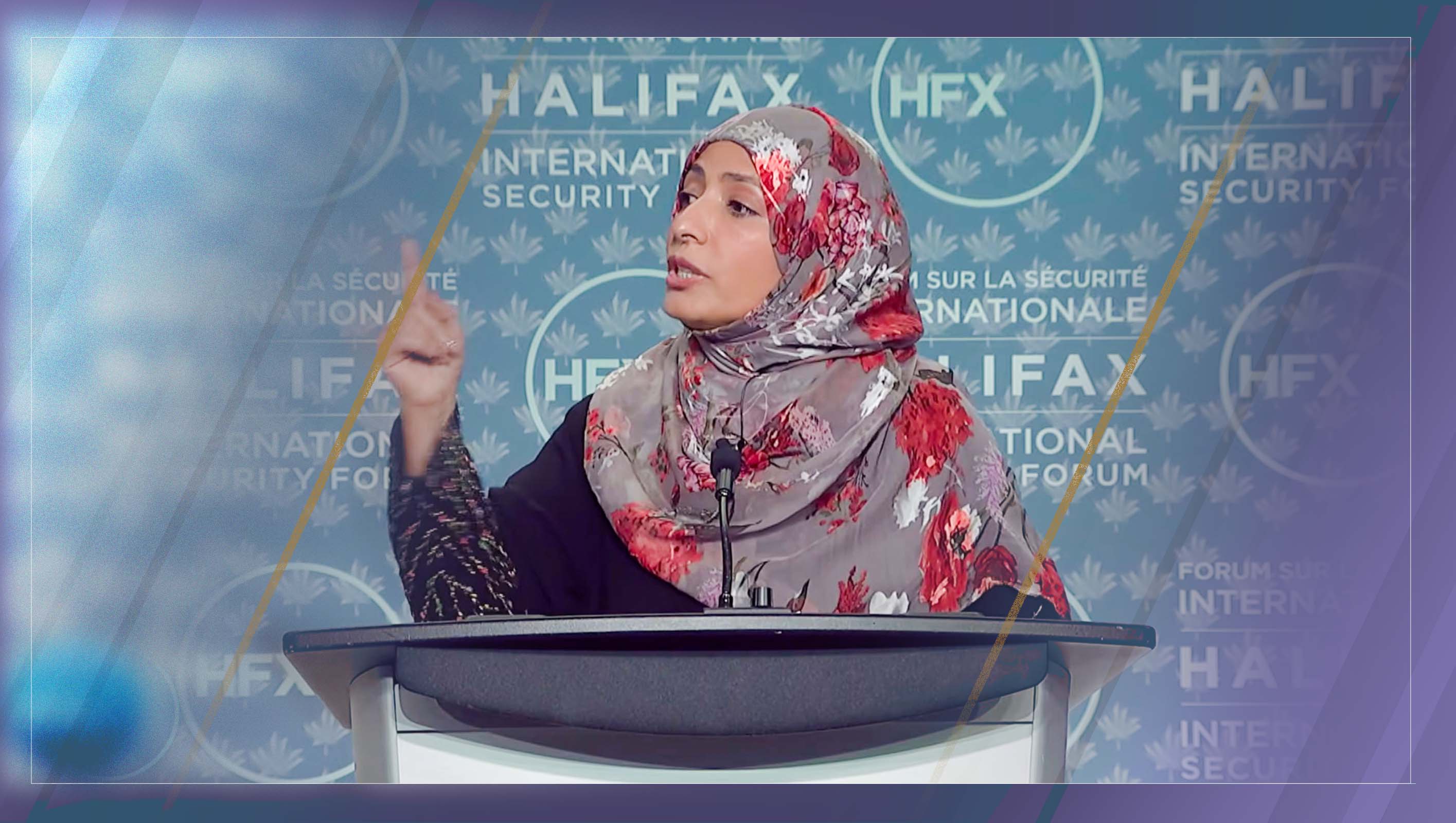Without Democracy, Security is Fragile: Tawakkol Karman’s Warning from Halifax